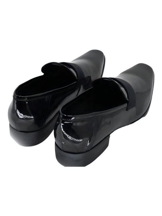 Calvin Klein Bernard Slip On Tuxedo Loafer Patent Black Sz US 12M EU 45.5 main image 6